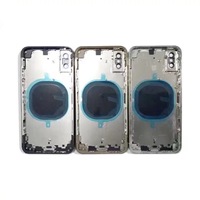 Coque arrière de remplacement en aluminium/alliage d'aluminium pour iPhone XS Max, design barre, 100 % compatible
