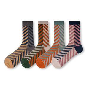 <span class=keywords><strong>Calcetines</strong></span> de Algodón a Rayas Casuales de Temporada para <span class=keywords><strong>Hombre</strong></span>, Diseño Original al por Mayor, Estilo Moderno, <span class=keywords><strong>Calcetines</strong></span> de Vestir de Punto Grueso de Alta Calidad - Product Image 5