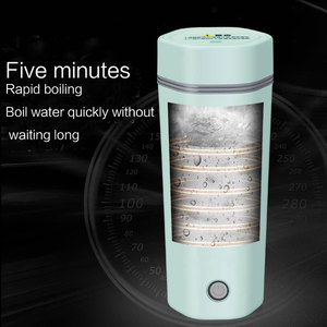 Bouilloire électrique Portable 12v 24v, chaudière de voiture, théière Thermostat pour bouilloire, chauffe-eau touristique, tasses, appareils de cuisine, chaudière à eau - Product Image 5