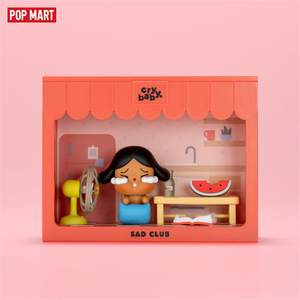 POP MART Crybaby Sad <span class=keywords><strong>Club</strong></span> Series Scene Sets Boîte aveugle Figurines Conception aléatoire Jouets mystères pour la décoration intérieure de la maison moderne - Product Image 5