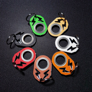 Stress Toy Keychain Metal Idget Toy <b>Kid</b> Fingertip Keyring Finger Fidget <b>Ring</b> Relieve Anxiety Boredom Party Gift - Product Image 5