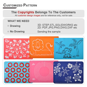 مفارش طاولة سيليكون مطبوعة حسب الطلب، مضادة للانزلاق، قابلة للطي، قابلة للغسل، مقاومة للحرارة - Product Image 2