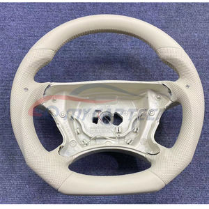 <span class=keywords><strong>Volant</strong></span> en cuir et fibre de carbone avec LED RPM pour Mercedes Benz <span class=keywords><strong>CLS</strong></span> 500 W462 G500 G350 G63 G55 W212 CL55 <span class=keywords><strong>W219</strong></span> CLS55 - Product Image 2