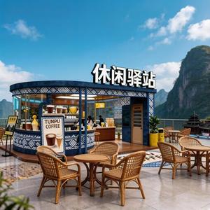 Carrito de Comida Asimétrico Personalizado con Diseño de Cápsula Espacial, Estilo Influencer, Operación Flexible, Esencial para Emprendedores - Product Image 5