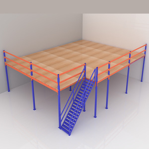 Công Nghiệp Tùy Chỉnh Kết Cấu Thép Racks Hỗ Trợ Multi-tier Loft Tầng Lửng Nền Tảng Kệ - Product Image 5