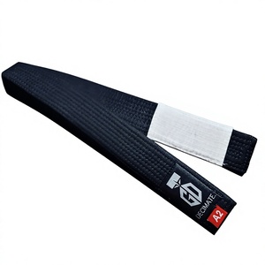 Custom Brazilian Jiu Jitsu BJJ <b>Belt</b> Premium Cotton Martial Arts Grappling Academy Training Competition <b>Belt</b> - Product Image 3