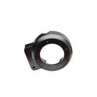 Adaptateur d'objectif en acier inoxydable/aluminium usiné CNC de haute précision pour monture d'objectif de caméra anodisée noire pour la photographie