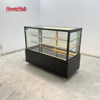 Vitrine Réfrigérée Commerciale pour Pâtisseries et Gâteaux, Armoire Réfrigérée d'Angle pour Pâtisserie