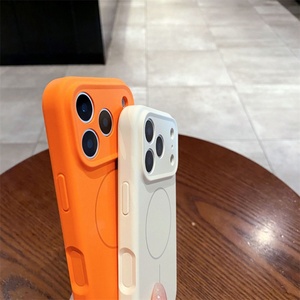 เคสโทรศัพท์ซิลิโคนเหลวสีพื้นแบบออลอินวัน พร้อมปุ่ม Ai สำหรับ iPhone 16-1  รวมที่จับโทรศัพท์ - Product Image 6