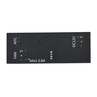 RUIST unique 12V 0.8A DC PWM 2-3 fils ventilateur contrôle de température contrôleur de vitesse châssis ordinateur Module de réduction du bruit NTC B 50K