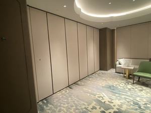 Mampara Móvil Insonorizante Personalizable - Panel de Tela Tejida/Grano de Madera Adecuado para Restaurantes, Paredes Deslizantes - Product Image 5