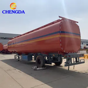 Chine 45000 litres de remorque de réservoir de transport d'huile comestible