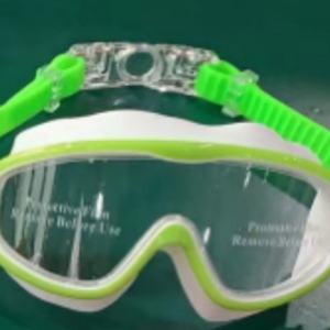 Lunettes de natation pour myopie, grande monture, silicone anti-buée, lentilles en PC imperméables, lunettes de natation unisexes pour adultes et enfants - Product Image 6