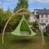 Tente d'arbre de dôme extérieure portable imperméable familiale gonflable de luxe tentes d'arbre camping tente extérieure automatique