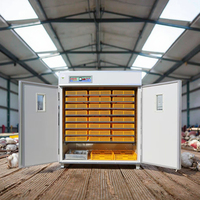 Incubateur d'œufs industriel numérique, capacité 5280, 2000W, retournement automatique, contrôle précis de la température et de l'humidité, éclosoir