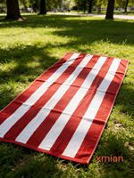 Custom Logo 100% Cotton Jacquard Beach Towel Sand-Resistant for Beach Trips