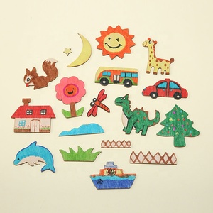 Jouets de <span class=keywords><strong>dessin</strong></span> éducatif <span class=keywords><strong>pour</strong></span> enfants, Graffiti, planche, costume, gabarit de <span class=keywords><strong>dessin</strong></span> en bois avec stylo <span class=keywords><strong>aquarelle</strong></span> - Product Image 2
