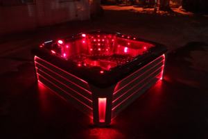 Bañera de Hidromasaje OEM <span class=keywords><strong>para</strong></span> Proyectos de Resorts de Bienestar, con Sistema de Audio Integrado y Paquete de Iluminación Ambiental, Spa de Hidroterapia Acrílico - Product Image 2