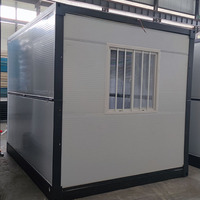 Casa Contenedor Plegable de Acero de Diseño Moderno de 20 pies, Precio de Fabricante, con Montaje Rápido para Uso en Edificios de Oficinas y Villas
