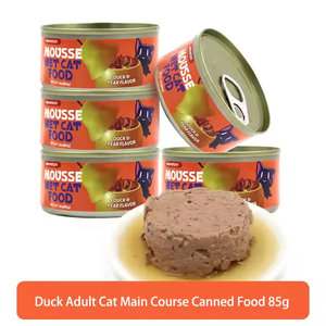 Oem תבואה חתול חינם חתלתול מזון רטוב 85 גר 'מזון משומר סלמון וטונה טעמים טבעיים לחיות מחמד מזון רטוב לחתולים - Product Image 4