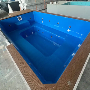 Piscina Económica de Fibra de Vidrio para Exteriores, Piscina Rectangular Económica para Jardín, Fabricante de Piscinas Contenedor - Product Image 4