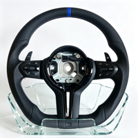 Volant sport en fibre de carbone et cuir pour BMW X3 F20 F30 F32 F36 F80 F82 M3 M4 M5 - Vente en gros