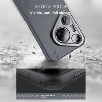 Fundas para Teléfono Móvil de TPU Mate Metálico de Marca Compartida para Pura 70 Pro, Recorte de Cámara de Precisión CNC, Magnéticas y Resistentes a Impactos