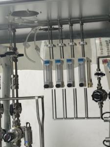 60ml/min～600ml/min 医療用ガラス製流量計 ロータメーター パネル設置用 - Product Image 6