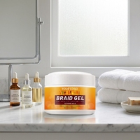 Pomata Biologica Professionale a Tenuta Forte e Asciugatura Rapida per Trecce/Dreadlock/Extension - Formula all'Olio di Argan