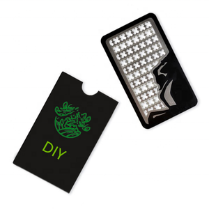 Carte métallique créative personnalisée broyeur de cigarettes broyeur de tabac accessoires de cigarette meulage carte de meulage de cigarettes carte de meulage - Product Image 2