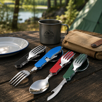 Ustensile de camping pliable multifonctionnel