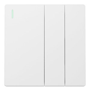 3 Way Multi Control <b>Switch</b> 86 Type Double Control <b>Push</b> <b>Button</b> Mechanical With Led Plastic Panel For Home Use - Product Image 3