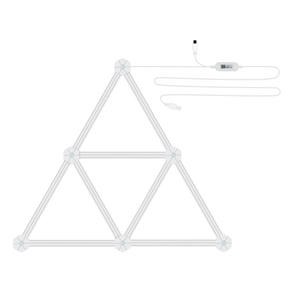 Tuya control remoto WiFi inteligente DIY RGB RGBIC color de sueño pared ritmo música atmósfera lámpara LED Barra de luz funciona con Alexa - Product Image 2