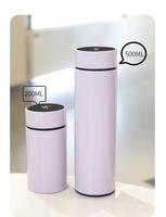 Botella de agua termo inteligente Premium SS304 de 500ML con pantalla LED de temperatura e información de té