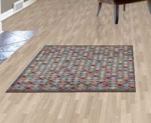 พรมปูพื้นสไตล์ตุรกีพรมขนสัตว์ถักนิตติ้งขนาด3x5มีเพชร oushak ปรับแต่งได้ - Product Image 1