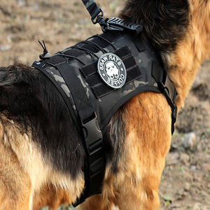 保護者プラス屋外ウォーキング狩猟犬トレーニングベスト防水耐久性プロフェッショナルクイックリリース戦術犬ハーネスベスト - Product Image 1