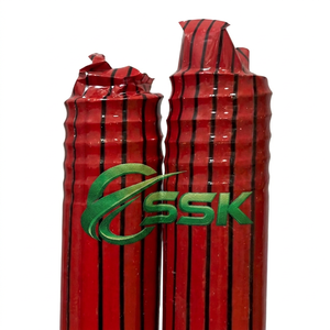 Escoba de madera de eucalipto de 70 cm de largo con mango de PVC rojo, duradera, ecológica, impermeable, con cabezal de plástico para muebles y baño. - Product Image 1