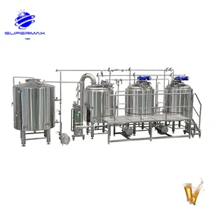 1000l Two vessel nano craft beer brewery system turnkey brewery system