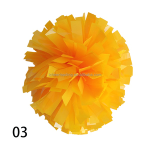 Icheerobics Dance Team Cheer Fantaisie Pom Pom Personnalisé Professionnel Cheerleader Pom Pom Avec Feuille Métallique <span class=keywords><strong>Deux</strong></span> Couleurs Mixtes - Product Image 5