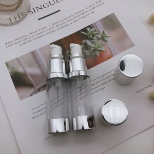 Cosmétique 15ml 20ml 30ml Bouteilles D'huile Essentielle De <span class=keywords><strong>Galvanoplastie</strong></span> EN Plastique Lotion Pompe Bouteilles Sans Air - Product Image 2