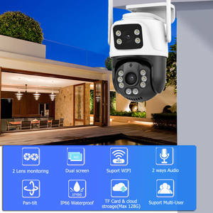 Otomatik izleme çift Lens kablosuz açık akıllı güvenlik kamera güvenlik kamera sistemi <span class=keywords><strong>WiFi</strong></span> IP kamera ICSEE APP - Product Image 3