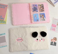 Carnet de notes/agenda/journal A5 à couverture rigide en peluche multicolore avec motifs ours, lapin et chat, 18x23,5 cm, papeterie