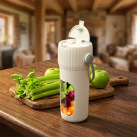 Blender Jus Multifungsi 10 Mata Pisau Elektrik, Blender Smoothie Jus Segar, Penghancur Es, Pengolah Makanan