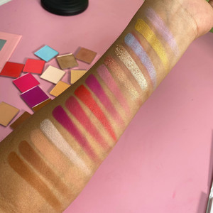 Venta al por mayor de paleta de rubor <span class=keywords><strong>bronceador</strong></span> resaltador vegano de etiqueta privada, maquillaje facial personalizado, paletas de rubor sin talco de alto pigmento - Product Image 3