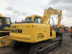 Excellente excavatrice hydraulique Komatsu PC120-6 12 tonnes d'occasion bonne performance engrenage moteur de marque japonaise prix de vente bon marché - Product Image 3