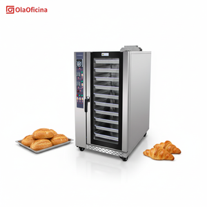 <span class=keywords><strong>Four</strong></span> à convection électrique en acier inoxydable <span class=keywords><strong>de</strong></span> grande capacité 380V avec des fonctionnalités d'économie d'énergie pour la cuisson commerciale à haute productivité - Product Image 1