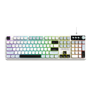 <span class=keywords><strong>Clavier</strong></span> de jeu <span class=keywords><strong>mécanique</strong></span> filaire <span class=keywords><strong>à</strong></span> <span class=keywords><strong>membrane</strong></span> K511 OEM avec logo personnalisé, 101 touches, rétroéclairage LED, avec bouton pour PC portable - Product Image 1