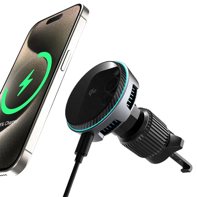 New 15W Magnetic Cooling Charger | Semiconductor Phone Cooler with RGB for iPhone 16 15 14 13 12 Samsung S25
