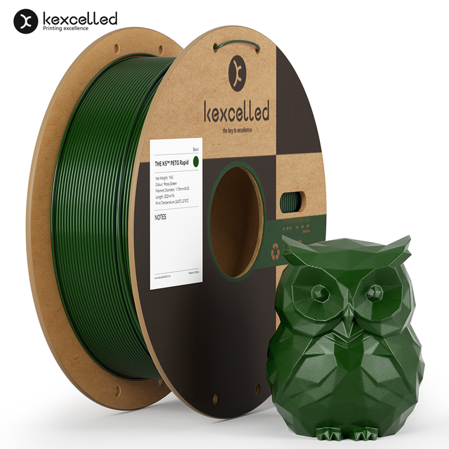 3D Printer PETG Consumables Material Suitable for High-speed Printing 1.75mm Flat Cable Neat 1KG