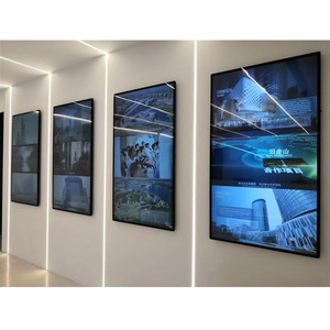 55 65 75inch siêu mỏng Android mạng LCD tường trong nhà gắn LCD tương tác kỹ thuật số biển hiển thị hình ảnh và video - Product Image 3